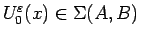 $U_0^\varepsilon (x)\in \Sigma(A,B)$