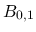 $B_{0,1}$