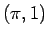 $(\pi,1)$