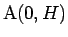 $\mathrm{A}(0,H)$