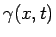 $\gamma(x,t)$