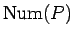 $\mathrm{Num}(P)$