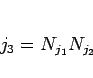 \begin{displaymath}
j_3 = N_{j_1}N_{j_2}\end{displaymath}