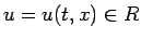 $u=u(t,x)\in R$