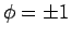 $\phi=\pm 1$