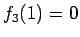 $f_3(1)=0$