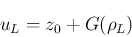 \begin{displaymath}
u_L = z_0 + G(\rho_L)
\end{displaymath}