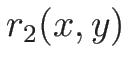 $r_2(x,y)$