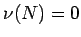 $\nu(N)=0$