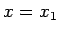 $x=x_1$