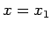 $x=x_1$