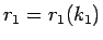 $r_1=r_1(k_1)$