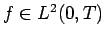 $f\in L^2(0,T)$