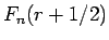 $F_n(r+1/2)$